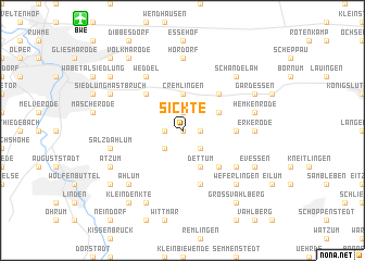 map of Sickte
