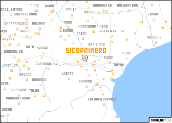 map of Sico Primero