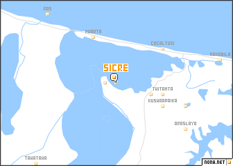 map of Sicre