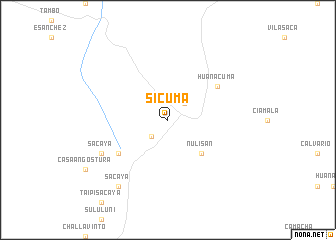 map of Sicuma