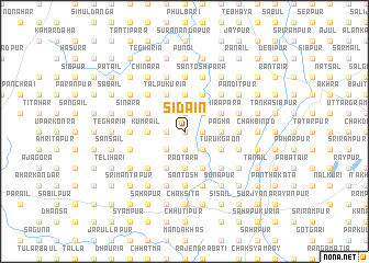 map of Sidāin