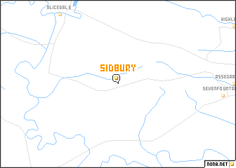 map of Sidbury