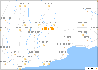 map of Sidemen