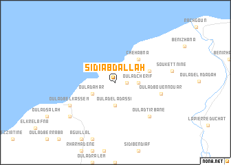 map of Sidi Abdallah