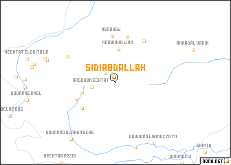 map of Sidi Abd Allah