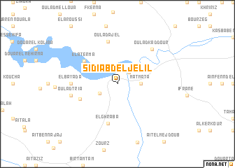 map of Sidi Abd el Jelil