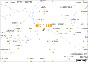 map of Sidi Aïssa