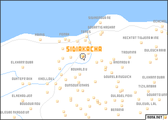 map of Sidi Akacha