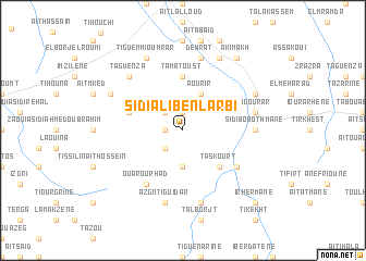 map of Sidi Ali Ben Larbi