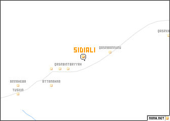 map of Sīdī ‘Alī