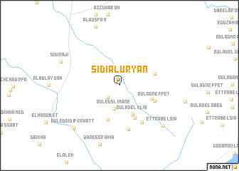 map of Sīdī al ‘Uryān