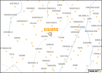 map of Sidiano