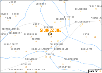map of Sidi Azzouz