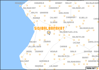 map of Sidi Balbarakat