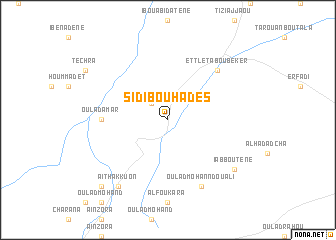 map of Sidi Bouhades