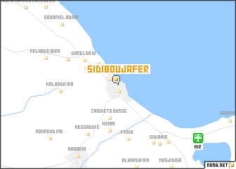 map of Sidi Bou Jafer