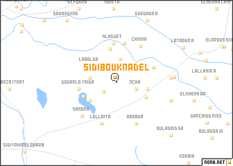 map of Sidi Bou Knadel