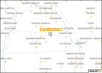 map of Sidi Bou Maïz