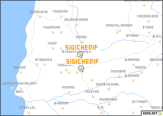 map of Sidi Cherif