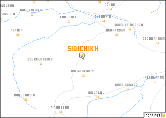 map of Sidi Chikh