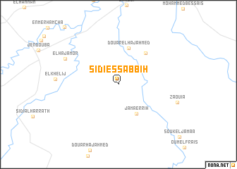 map of Sidi es Sabbih