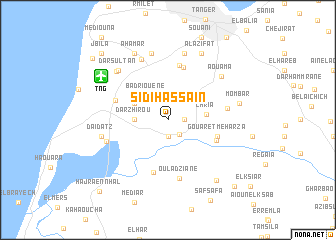 map of Sidi Hassaïn