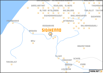 map of Sidi Henno