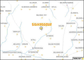 map of Sidi Kaddour