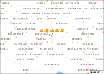 map of Sidi Kebbour