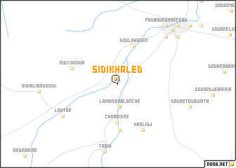 map of Sidi Khâled