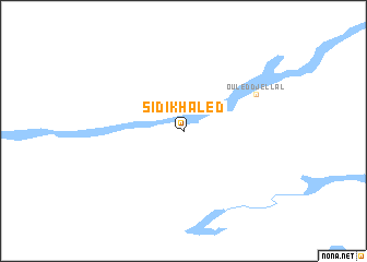 map of Sidi Khaled