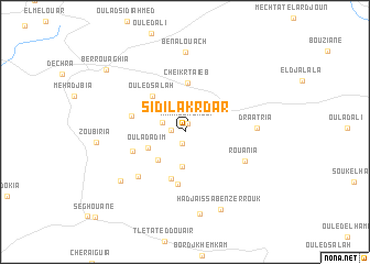 map of Sidi Lakrdar