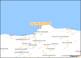 map of Sidi Merouane