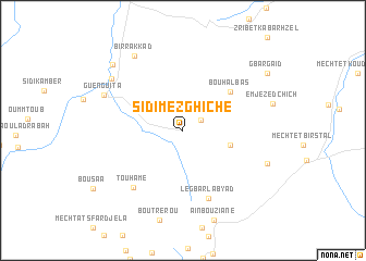 map of Sidi Mezghiche