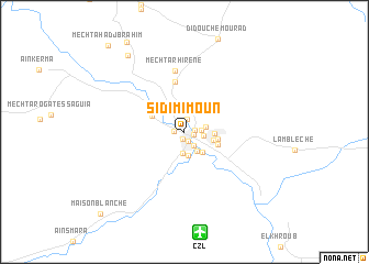 map of Sidi Mimoun
