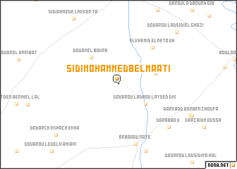 map of Sidi Mohammed Bel Maati