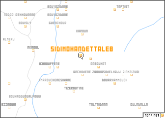 map of Sidi Mohand et Taleb