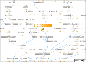 map of Sidi Moussa