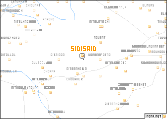 map of Sidi Saïd