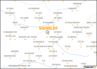 map of Sidi Salem
