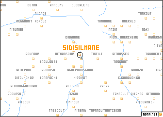 map of Sidi Silmane