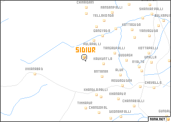 map of Sidiūr