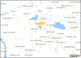 map of Sidney