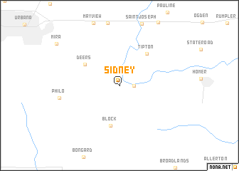 map of Sidney