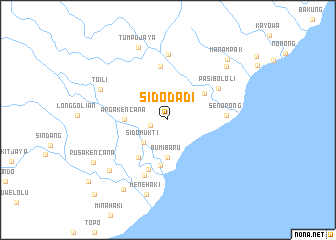 map of Sidodadi