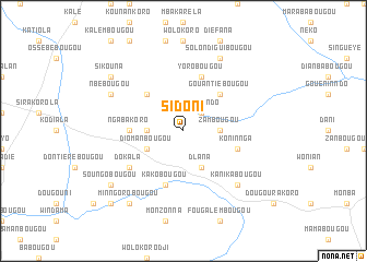 map of Sidoni