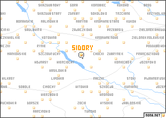 map of Sidory