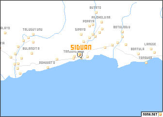 map of Siduan