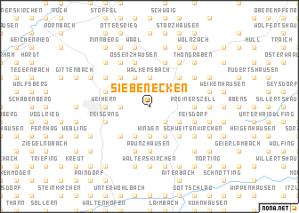 map of Siebenecken