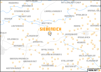 map of Siebeneich